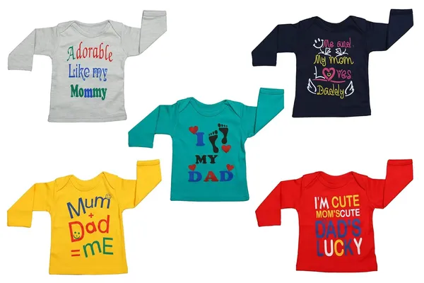 Multicolour_T_Shirts_Pack_Of_5_For_Boys_And_Girls