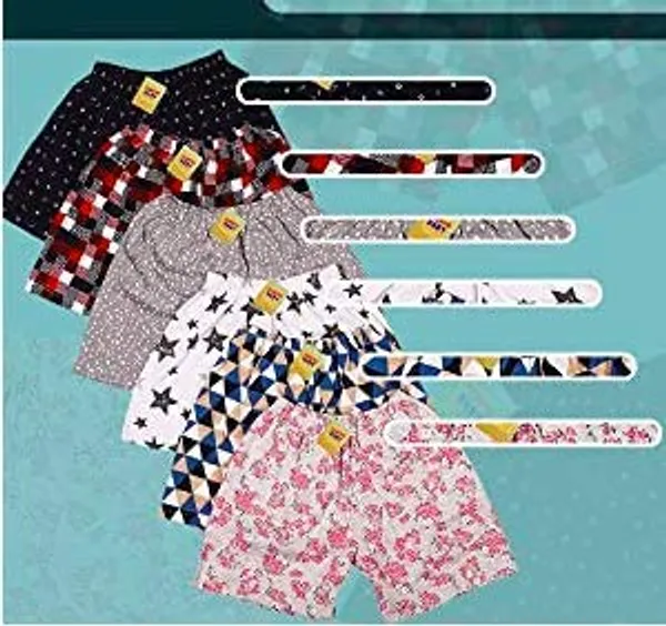 Multicolour_Super_Soft_Cotton_Shorts_Assorted_For_Boys_And_Girls