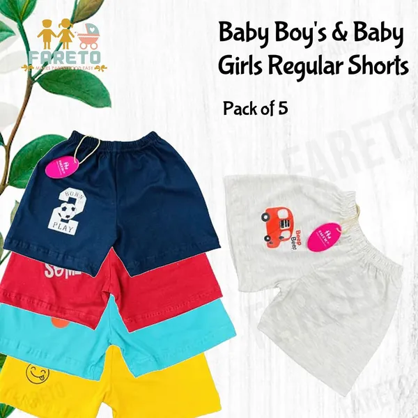 Multicolour_Cotton_ShortsPack_Of_5_For_Boys_And_Girls