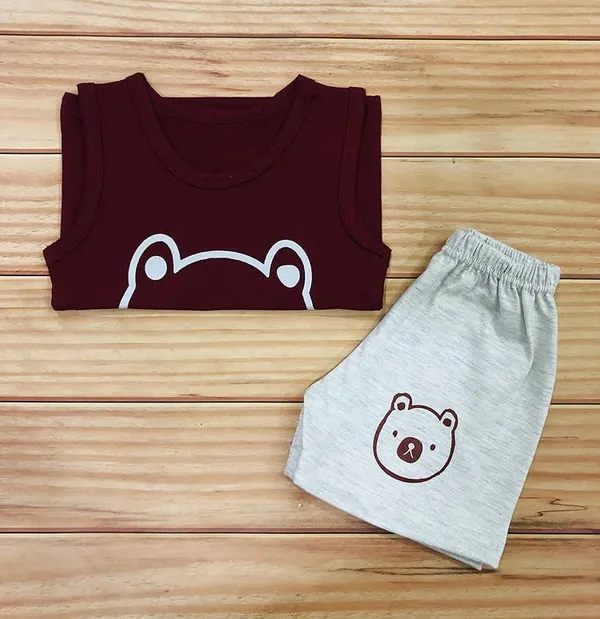 Multicolour_100%_Cotton_Cut_Sleeve_T_Shirt_And_Short_Combo_Clothing_SetCombo_Of_2_For_Boys_And_Girls