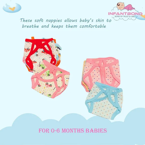Multicolour_Cotton_Diapers_Washable_Reusable_Nappies_For_0_3_Months_Babies_Pack_Of_24_For_Boys_And_Girls
