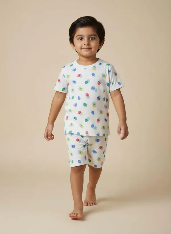 Beige_Lightweight_Printed_Co_Ord_Set_For_Boys_And_Girls