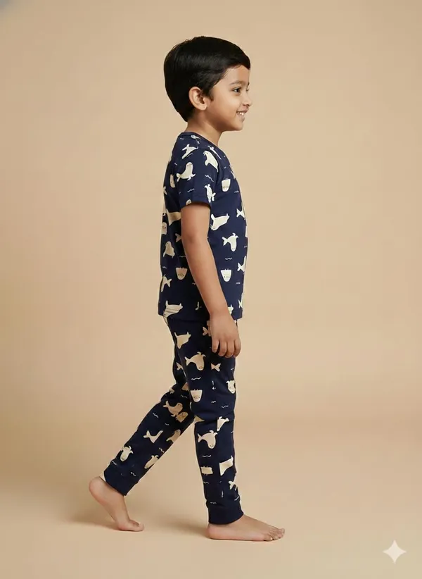 Navy_Blue_Soft_Cotton_Print_T_Shirt_Pajama_Set_For_Boys_And_Girls