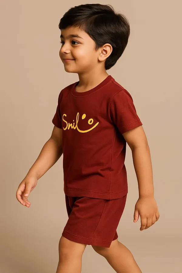 Unisex_Kids_Cotton_T-Shirt_and_Shorts_Set_|_Soft_Breathable_Fabric_|_Summer_Casual_Wear_for_Boys_and_Girls