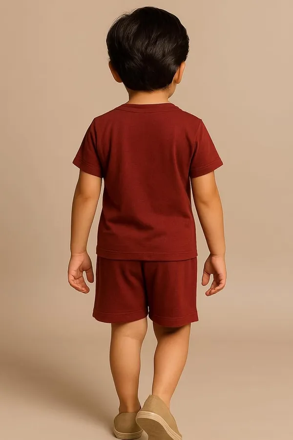 Unisex_Kids_Cotton_T-Shirt_and_Shorts_Set_|_Soft_Breathable_Fabric_|_Summer_Casual_Wear_for_Boys_and_Girls