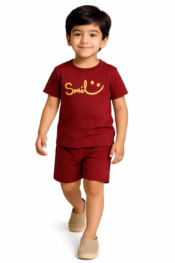 Unisex_Kids_Cotton_T-Shirt_and_Shorts_Set_|_Soft_Breathable_Fabric_|_Summer_Casual_Wear_for_Boys_and_Girls