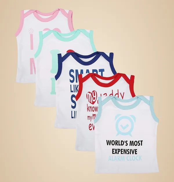 White_T_Shirt_Pack_Of_5_For_Boys_And_Girls