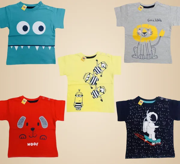 Multicolour_Half_Sleeves_Regular_Fit_T_Shirt_Touch_Button_Regular_Fit_T_Shirts_Pack_Of_5_For_Boys_And_Girls