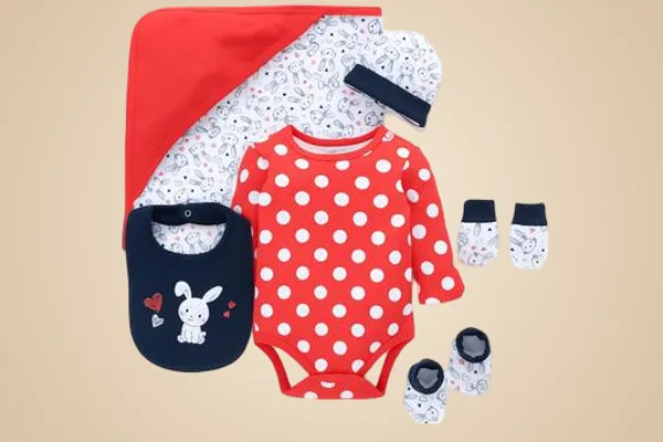 Multicolor_Cotton_6_Piece_Gift_Set_Polka_Dot_For_Boys_And_Girls