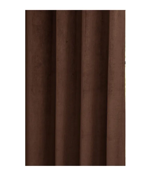 Dark_Brown_Premium_Polyester_Velvet_Curtains_For_Homedecor