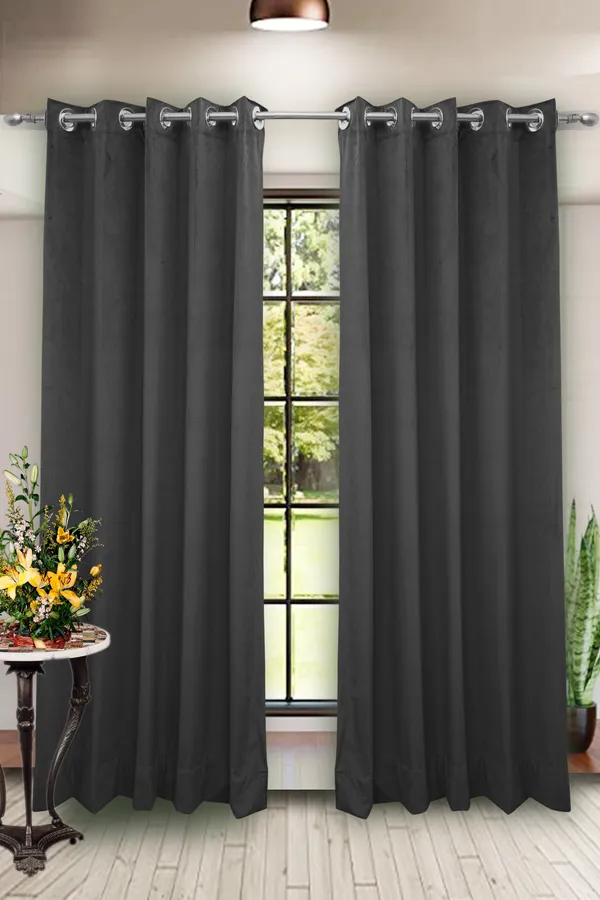 Dark_Grey_Premium_Polyester_Velvet_Curtains_For_Homedecor