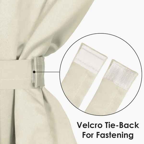 Pardewalla_100%_True_Blackout_Door_Curtains_5_Feet_Long_Set_of_2_Plain_Design_|Room_Darkening_Curtain_|_Thermal_Insulated_Curtains_for_Living_Room,_Bedroom_|_(116_x_215_cm,_Beige)