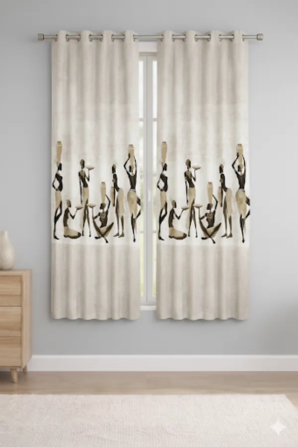 Premium_Blackout_Varli_Art_printed_curtains,pack_of_one