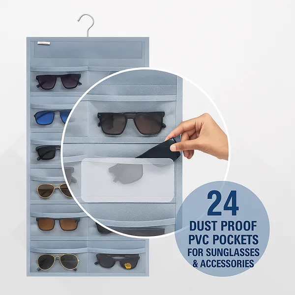 Sunglasses_Organizer_Storage_Hanging_Dust_Proof_Sunglasses_Storage_Case_Wall_Mounted,_Travel_Dual_Sided_Glasses_Case_Multiple_Pairs,_Eyeglasses_Holder_with_24_Clear_Slots_(Grey)