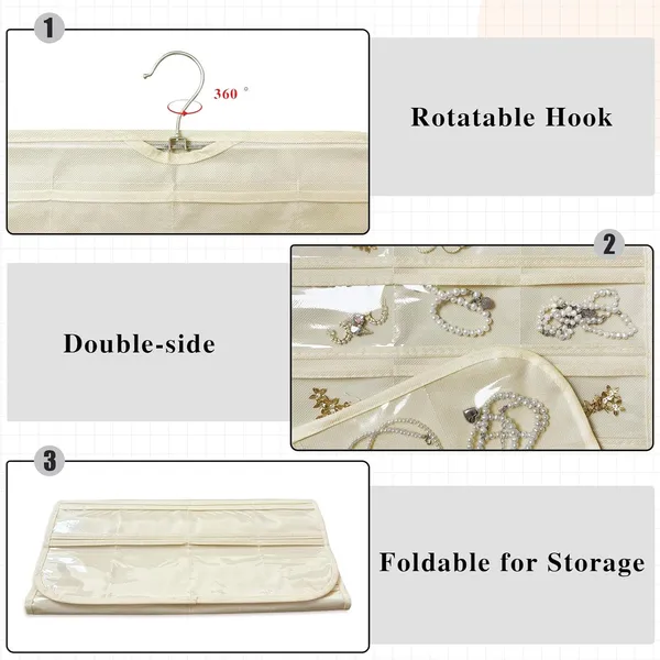 Hanging_Jewelry_Organizer_48_Double-Sided_Pockets_for_Earrings,_Necklaces,_Rings_&_Accessories_|_Space-Saving_Closet_Jewelry_Storage_(Beige)