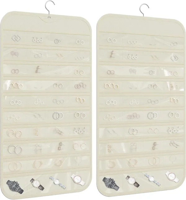 Hanging_Jewelry_Organizer_48_Double-Sided_Pockets_for_Earrings,_Necklaces,_Rings_&_Accessories_|_Space-Saving_Closet_Jewelry_Storage_(Beige)