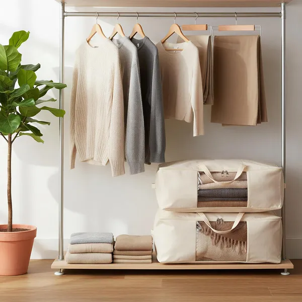4_Pack_Canvas_Blanket_Storage_Bags_with_Zipper_Foldable_Closet_Organizers_Storage_Containers_with_Reinforced_Handle_for_Dorm_Storage_Organizing,_Bedroom,_Closet,Blanket,_Clothing,_Comforters_(25x19x9in)