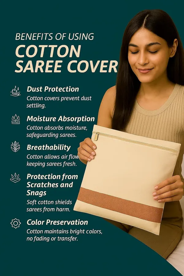 Set_Of_10_Cotton_Saree_Bags/Covers_For_Storage_|_Big_Size_Single_(16_X_14_Inches)_With_Zip_Closure_For_Clothes_Bags_And_Wardrobe_Organizer_With_Transparent_Mesh_Window,_Beige