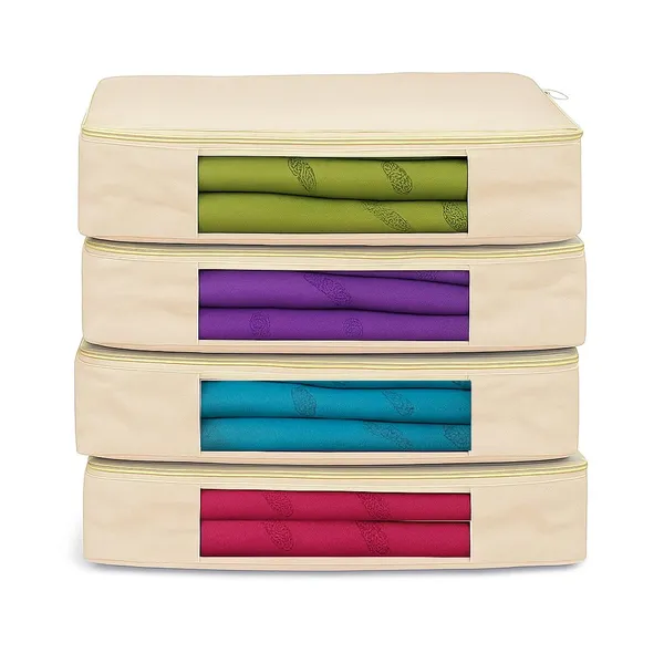 Set_of_4_Cotton_Canvas_Saree_&_Dress_Storage_Bags_with_Zipper_|_Wardrobe_Organizer_for_Women_Clothes,_Lehengas,_Suits_(16_x_13_x_3_Inch)