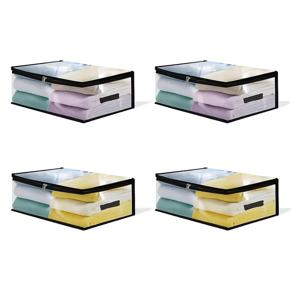 Pack_of_4_Transparent_Plastic_Clothes_Storage_Bag_|_Clothes_Organiser_for_Wardrobe|Saree_Organizer_for_Wardrobe|Saree_Bags_Storage|Saree_Covers_for_Storage,_12_inch,_6.5_inch