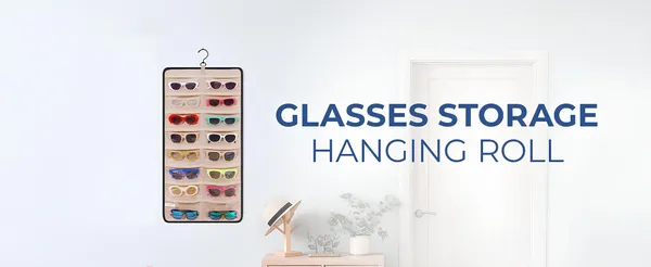 24_Clear_Slots_Sunglasses_Organizer_Storage_Hanging_Dust_Proof_Sunglasses_Storage_Case_Wall_Mounted,_Travel_Dual_Sided_Glasses_Case_Multiple_Pairs,_Eyeglasses_Holder_with__(Beige)