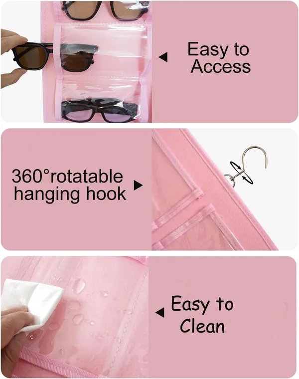 Sunglasses_Organizer_Storage_Hanging_Dust_Proof_Sunglasses_Storage_Case_Wall_Mounted,_Travel_Dual_Sided_Glasses_Case_Multiple_Pairs,_Eyeglasses_Holder_with_24_Clear_Slots_(Pink)