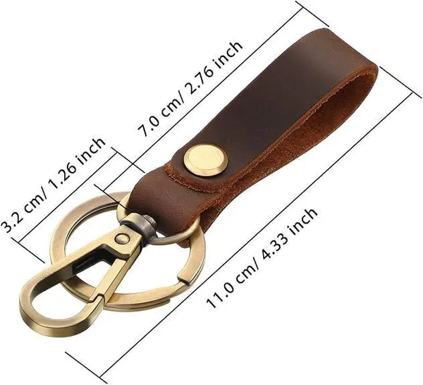 4_Leather_Key_Chain_with_Belt_Loop_Clip_for_Keys_Key_Chain