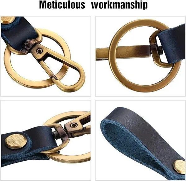 4_Leather_Key_Chain_with_Belt_Loop_Clip_for_Keys_Key_Chain