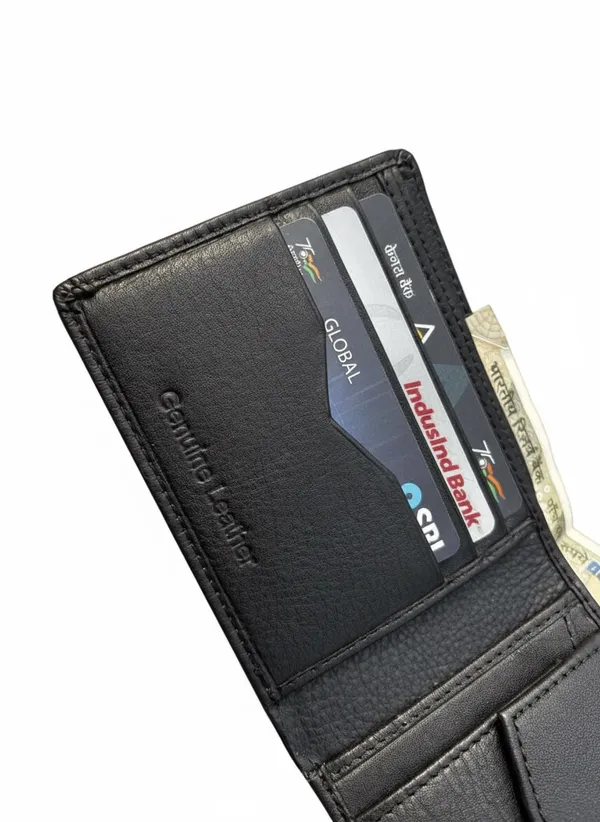 Black_Genuine_Leather_Wallet_(3_Card_Slots)_For_Men