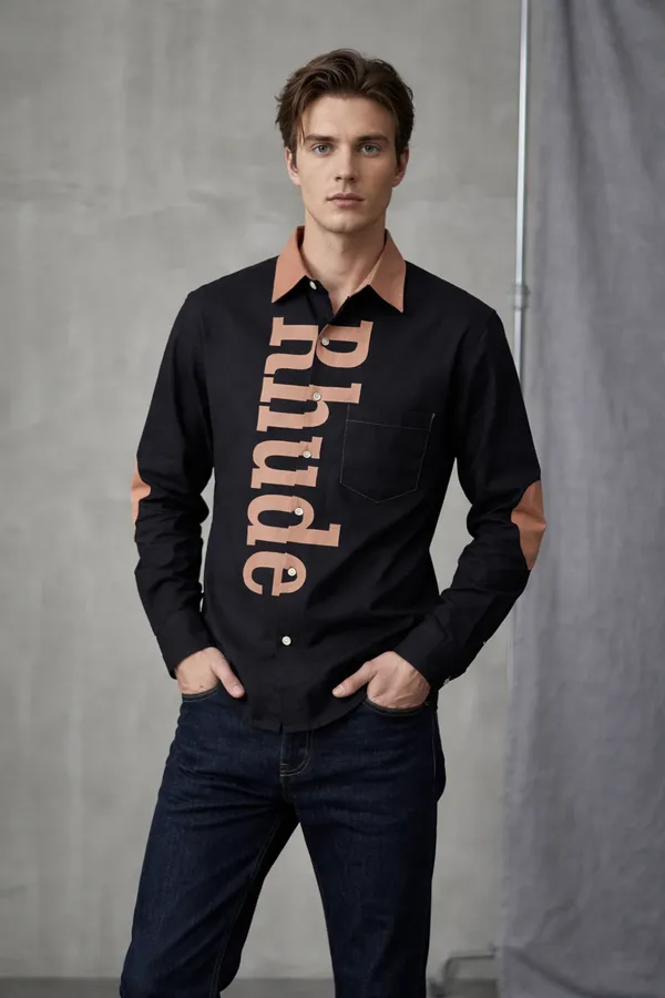 Black_Cotton_Premium_Shirt_For_Men