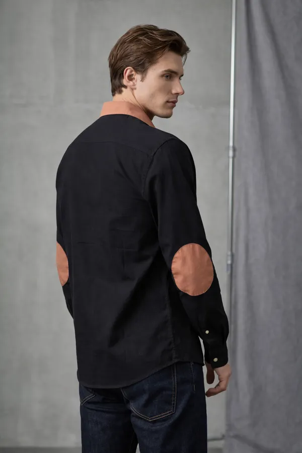 Black_Cotton_Premium_Shirt_For_Men