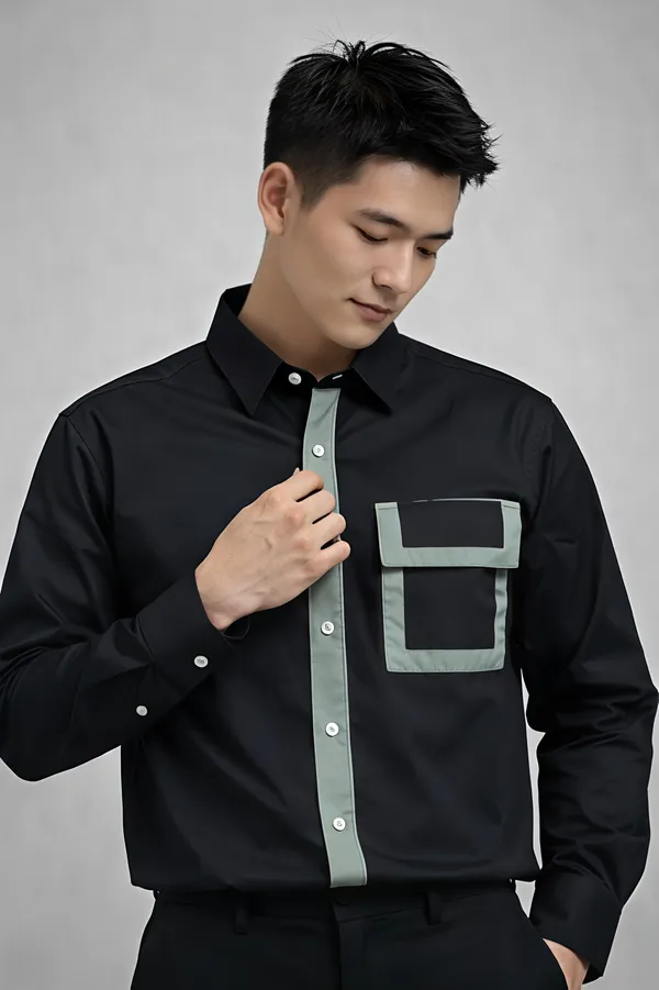 Black_Cotton_Premium_Shirt_For_Men