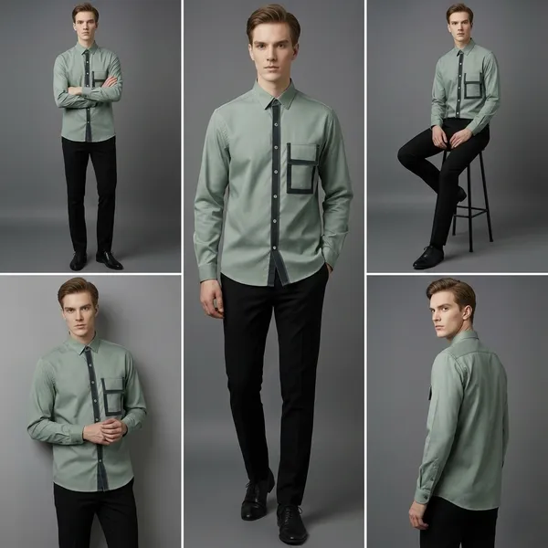 Grey_Cotton_Premium_Shirt_For_Men