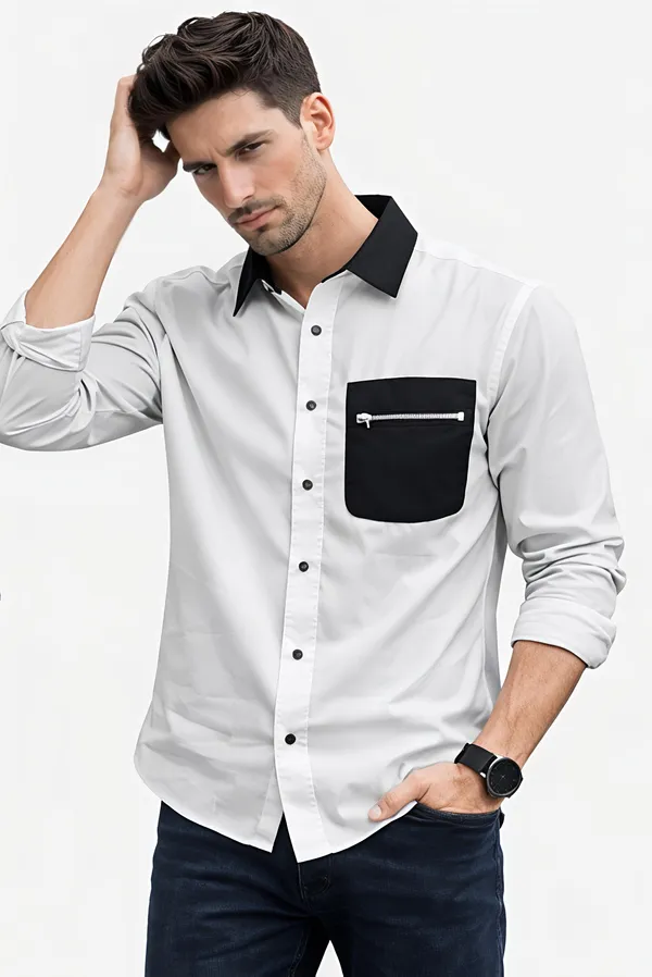 Lotus_White_Cotton_Premium_Shirt_For_Men