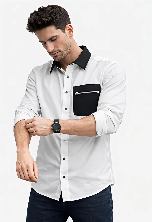 Lotus_White_Cotton_Premium_Shirt_For_Men