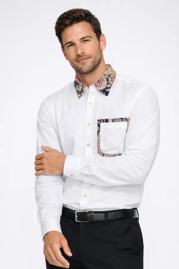 White_Cotton_Premium_Shirt_For_Men