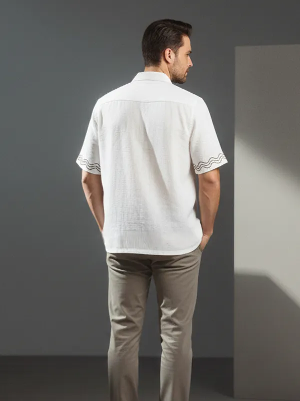 White_Cotton_Premium_Shirt_For_Men