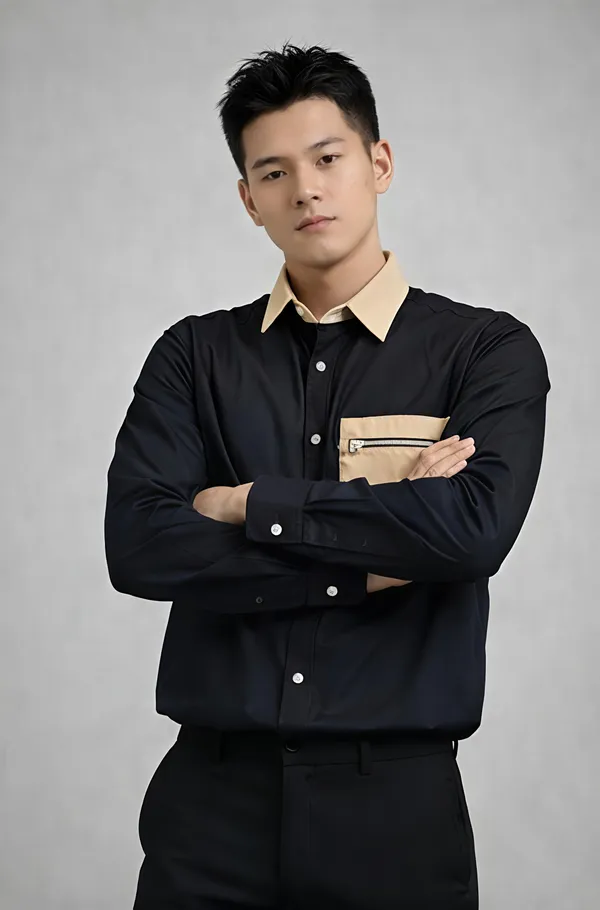 Black_Cotton_Premium_Shirt_For_Men