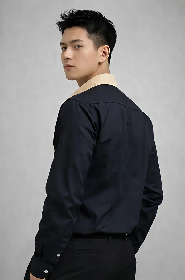 Black_Cotton_Premium_Shirt_For_Men
