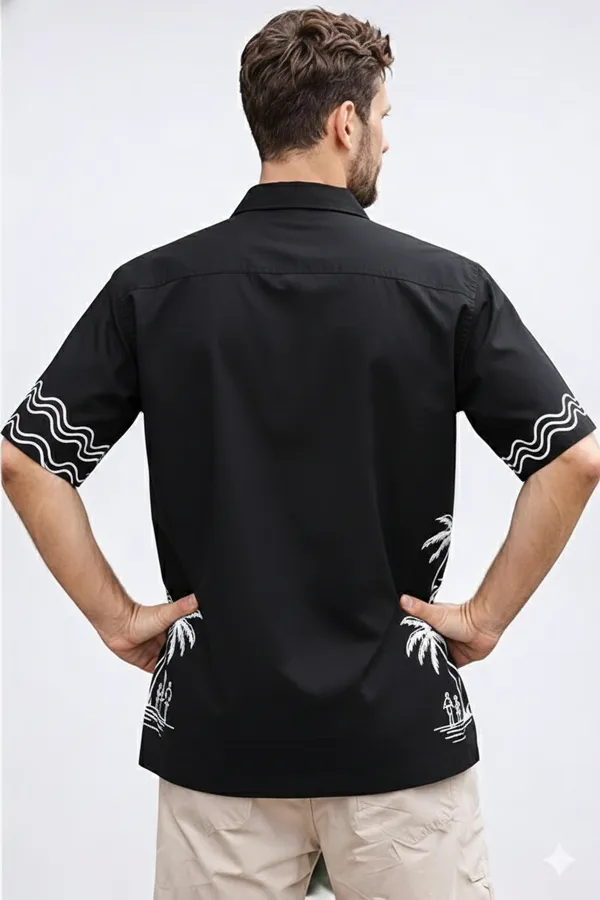 Black__Cotton_Premium_Shirt_For_Men