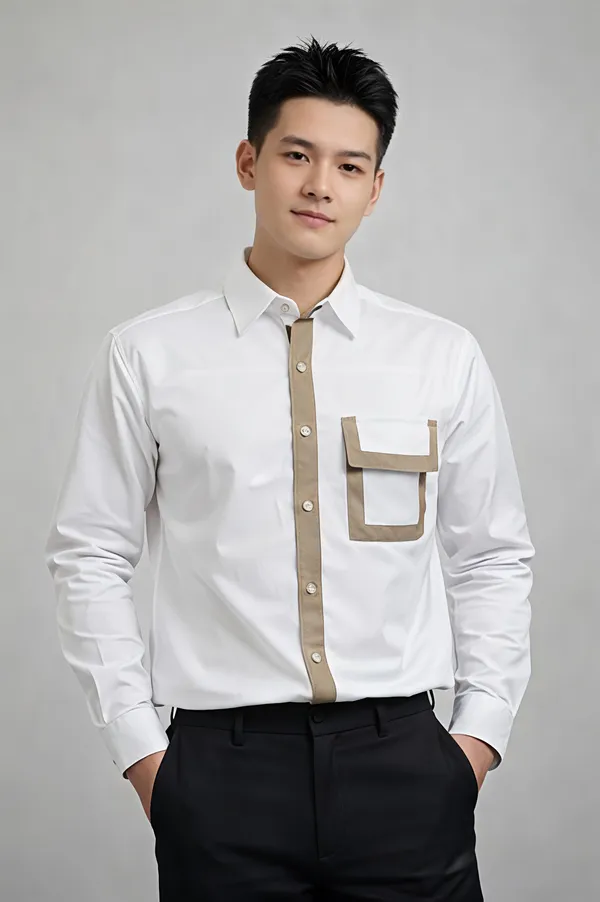 White_Cotton_Premium_Shirt_For_Men