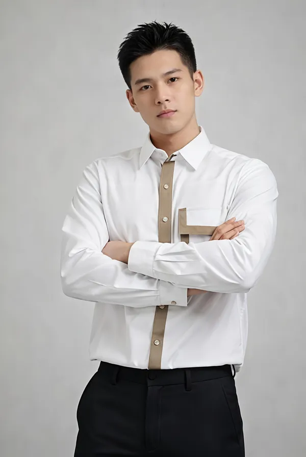 White_Cotton_Premium_Shirt_For_Men