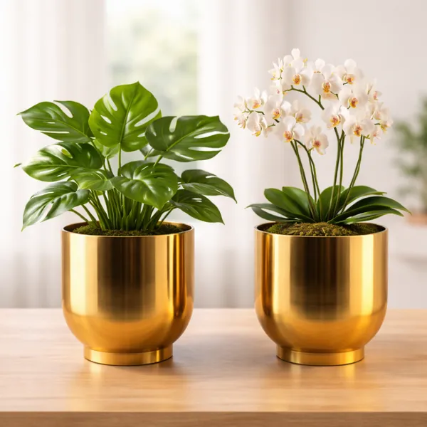 Elegant_Metal_Planters_–_2-Piece_Indoor_Planters_for_Tabletop_&_Floor_|_Balcony_Plant_Stand_&_Flower_Pot_Display_|_Stylish_Metal_Planters_for_Living_Room,_Bedroom_(Pack_of_2)