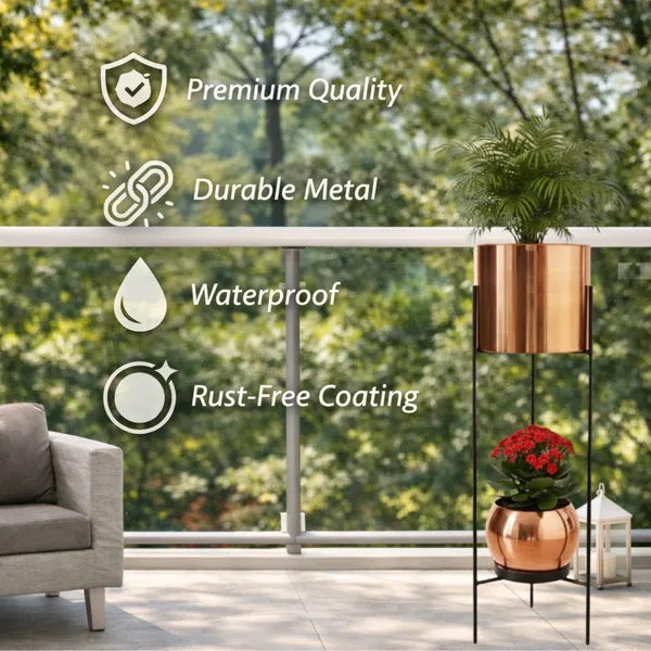 Modern_Metal_Plant_Stand_with_Pots_–_Brass_Finish_Plant_Stand_for_Living_Room_&_Balcony_Decor_for_Home__Living_Room,_Balcony,_Bedroom_and_Office_(Pack_of_1)