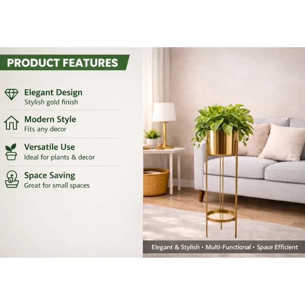 Modern_Metal_Planter_with_Pot_–_Brass_Finish_Decorative_Plant_Stand_for_Living_Room_&_Balcony_Decor_for_Home__Living_Room,_Balcony,_Bedroom_and_Office_(Pack_of_1)
