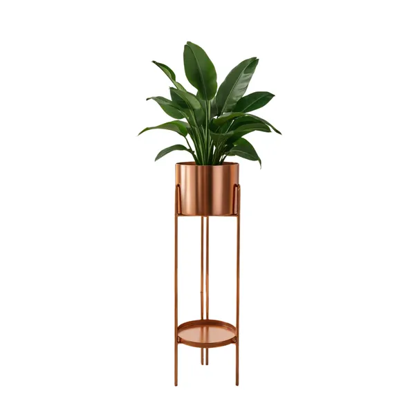 Modern_Metal_Planter_with_Pot_–_Copper_Finish_Decorative_Plant_Stand_for_Living_Room_&_Balcony_Decor_for_Home__Living_Room,_Balcony,_Bedroom_and_Office_(Pack_of_1)