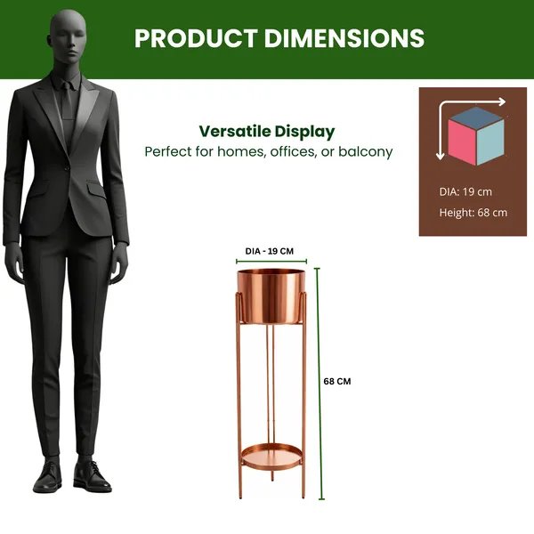 Modern_Metal_Planter_with_Pot_–_Copper_Finish_Decorative_Plant_Stand_for_Living_Room_&_Balcony_Decor_for_Home__Living_Room,_Balcony,_Bedroom_and_Office_(Pack_of_1)