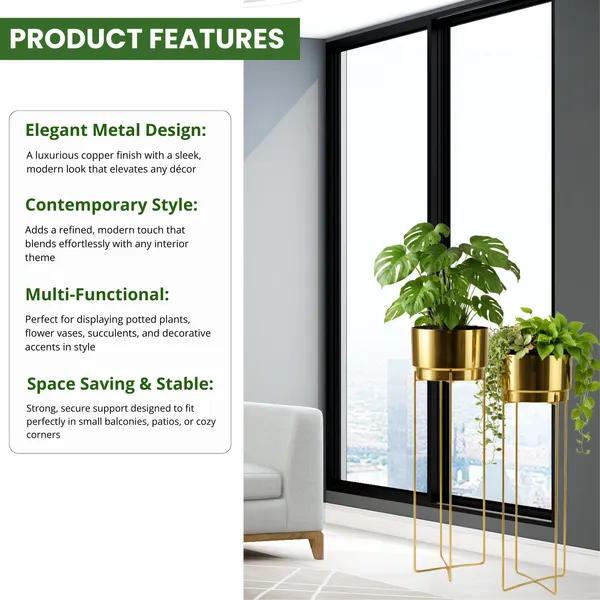 Modern_Metal_Plant_Stand_with_Pots_–_Brass_Finish_Plant_Stand_for_Living_Room_&_Balcony_Decor_for_Home__Living_Room,_Balcony,_Bedroom_and_Office_(Pack_of_2)