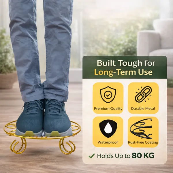 Pack_Of__4_Gold_Metal_Premium_Plant_Stand__Container_Set_For_Home_And_Garden_