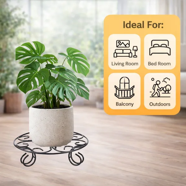 Pack_Of__4_Black_Metal_Premium_Stand_Plant_Container_Set_For_Home_And_Garden